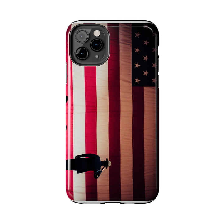 Patriotic Tough Phone Case - American Flag Design