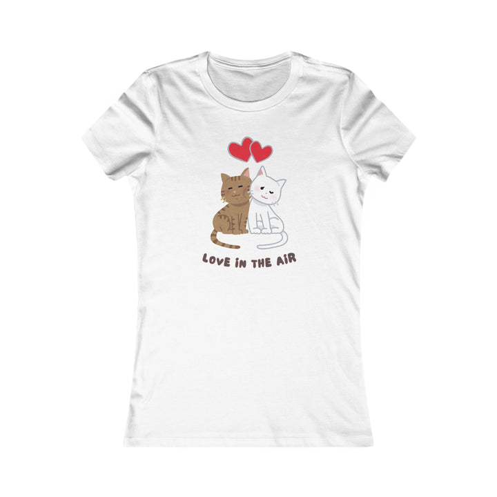 Cute Cat Love Women's Tee - Perfect for Cat Lovers