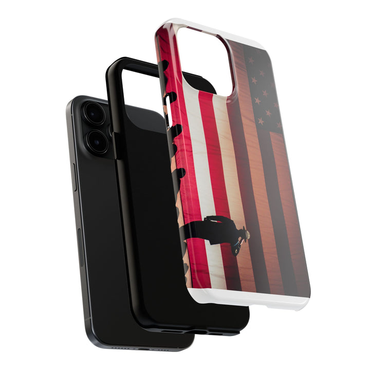 Patriotic Tough Phone Case - American Flag Design