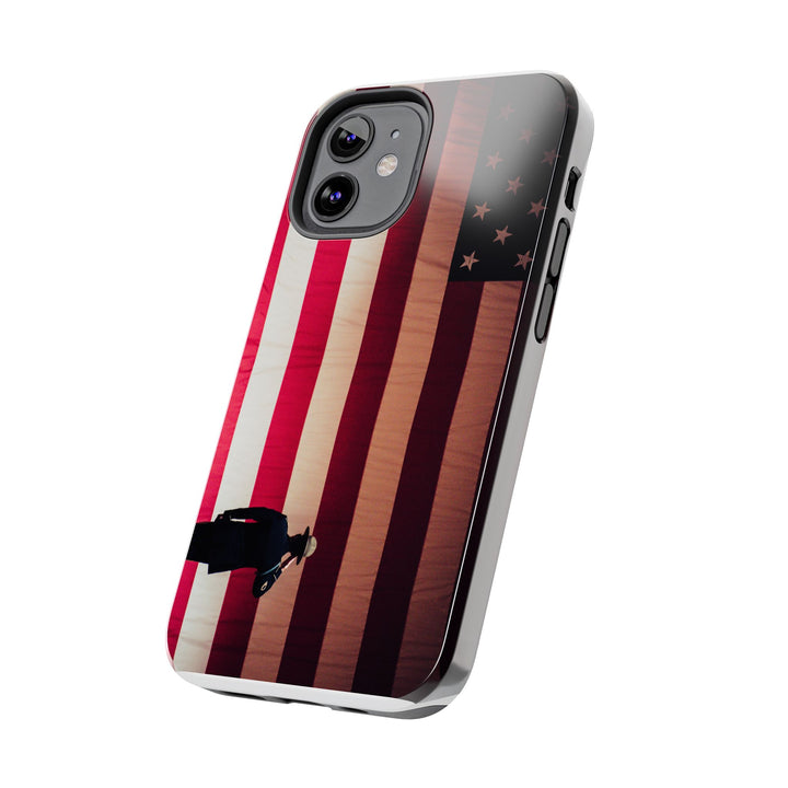 Patriotic Tough Phone Case - American Flag Design