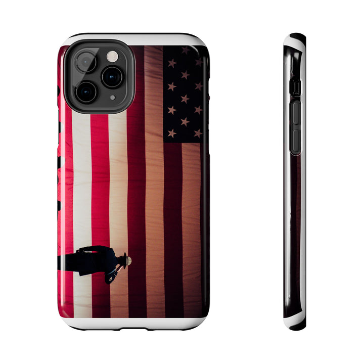 Patriotic Tough Phone Case - American Flag Design