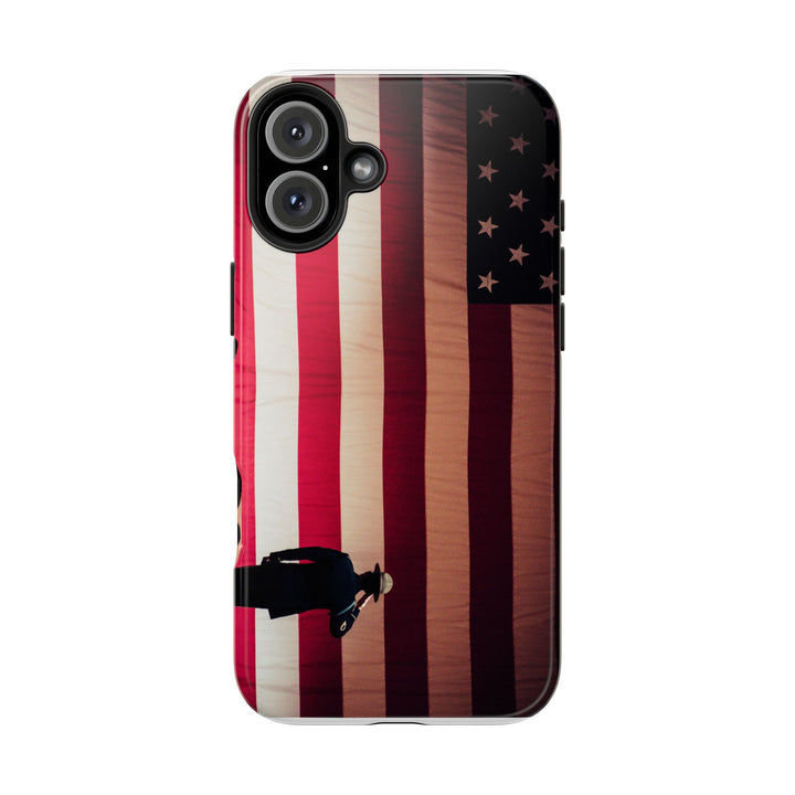 Patriotic Tough Phone Case - American Flag Design