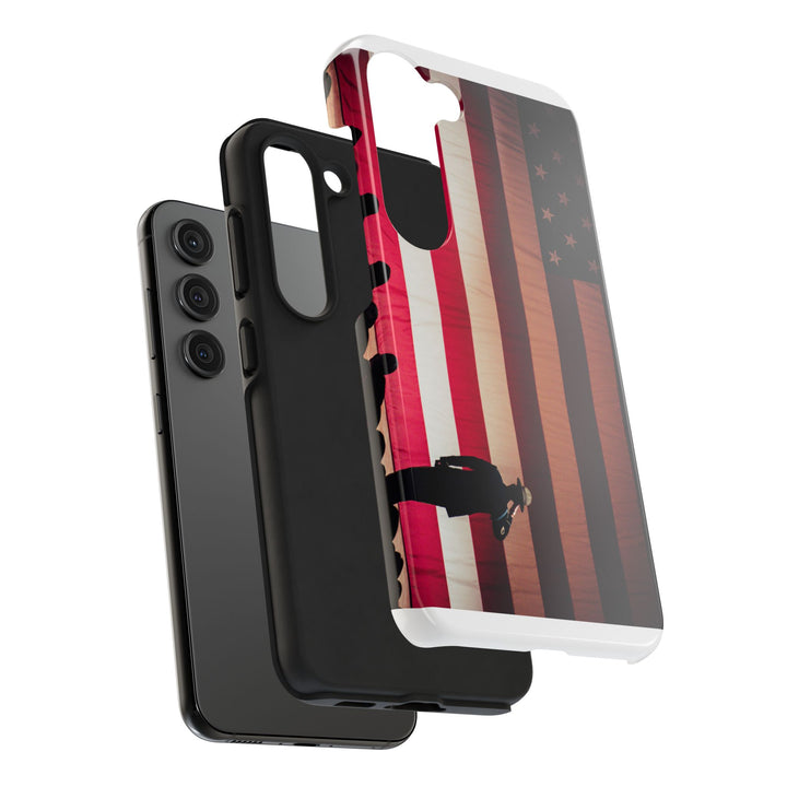 Patriotic Tough Phone Case - American Flag Design