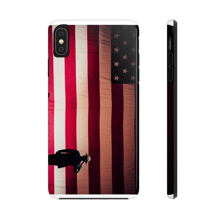 Patriotic Tough Phone Case - American Flag Design