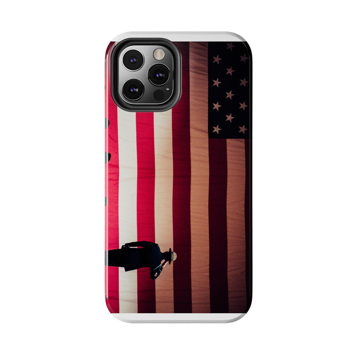 Patriotic Tough Phone Case - American Flag Design