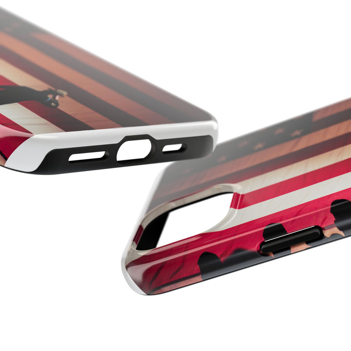 Patriotic Tough Phone Case - American Flag Design