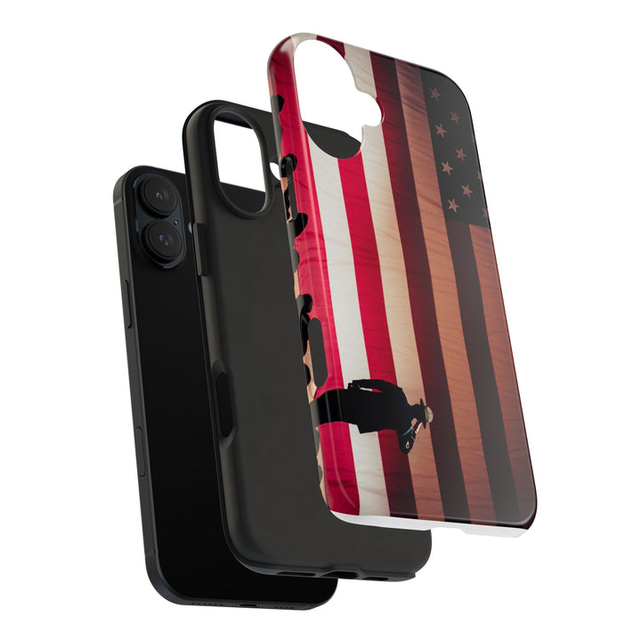 Patriotic Tough Phone Case - American Flag Design