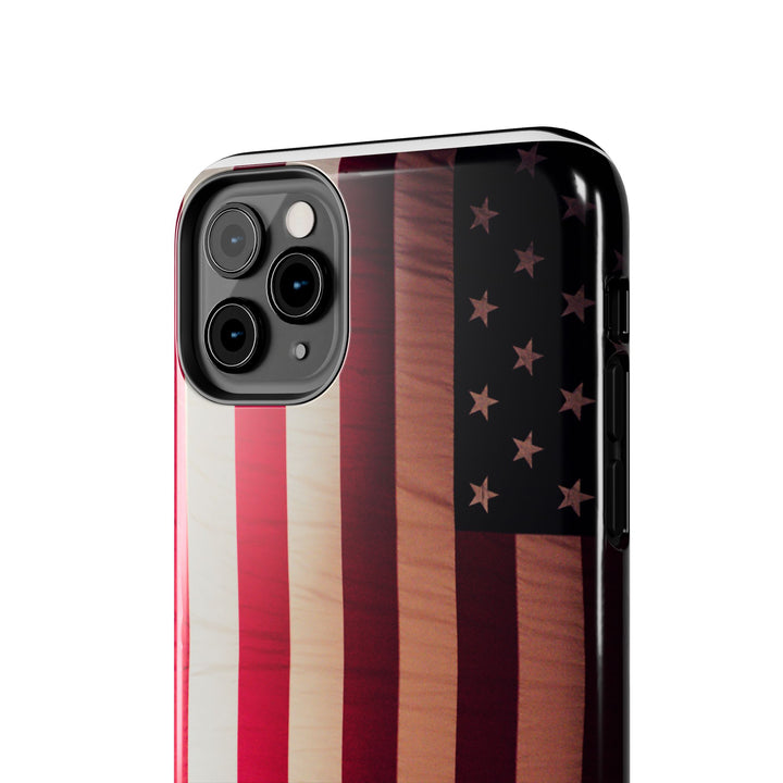 Patriotic Tough Phone Case - American Flag Design