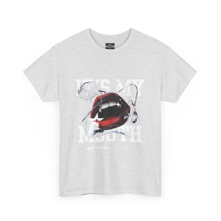 Trendy Graphic Tee - "It's My Mouth" Statement Shirt for Everyday Wear