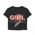 Girls' Baby Tee - Girl Power Lightning Graphic Shirt