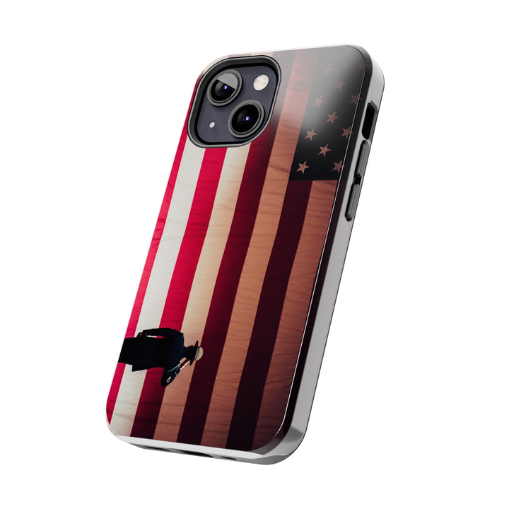 Patriotic Tough Phone Case - American Flag Design