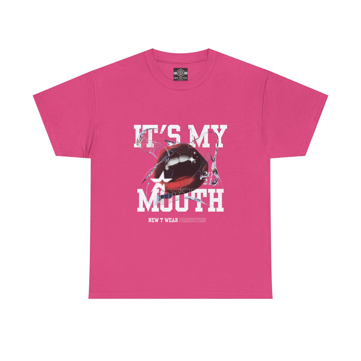 Trendy Graphic Tee - "It's My Mouth" Statement Shirt for Everyday Wear