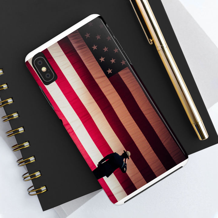 Patriotic Tough Phone Case - American Flag Design