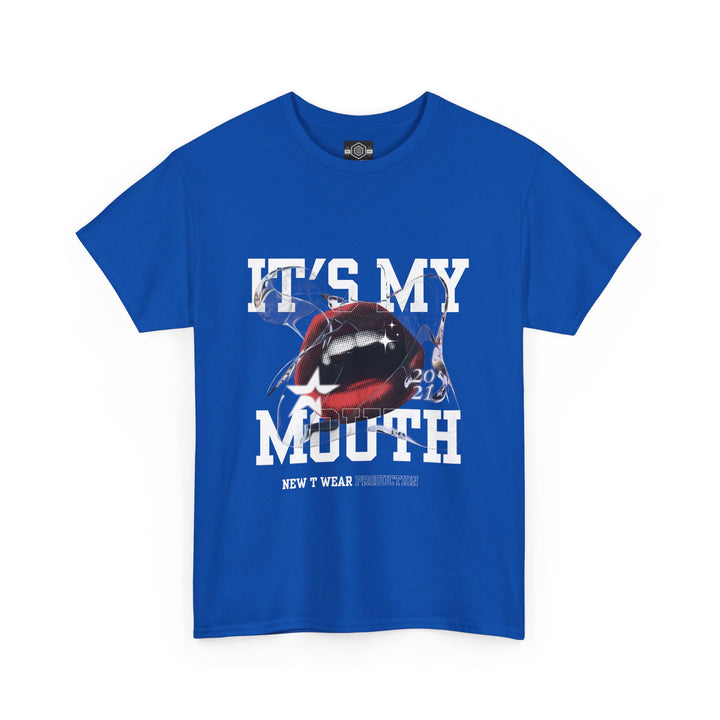 Trendy Graphic Tee - "It's My Mouth" Statement Shirt for Everyday Wear