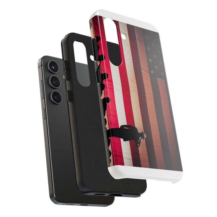 Patriotic Tough Phone Case - American Flag Design