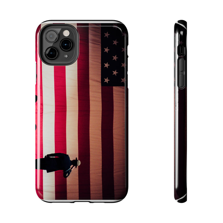 Patriotic Tough Phone Case - American Flag Design