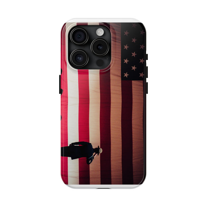 Patriotic Tough Phone Case - American Flag Design