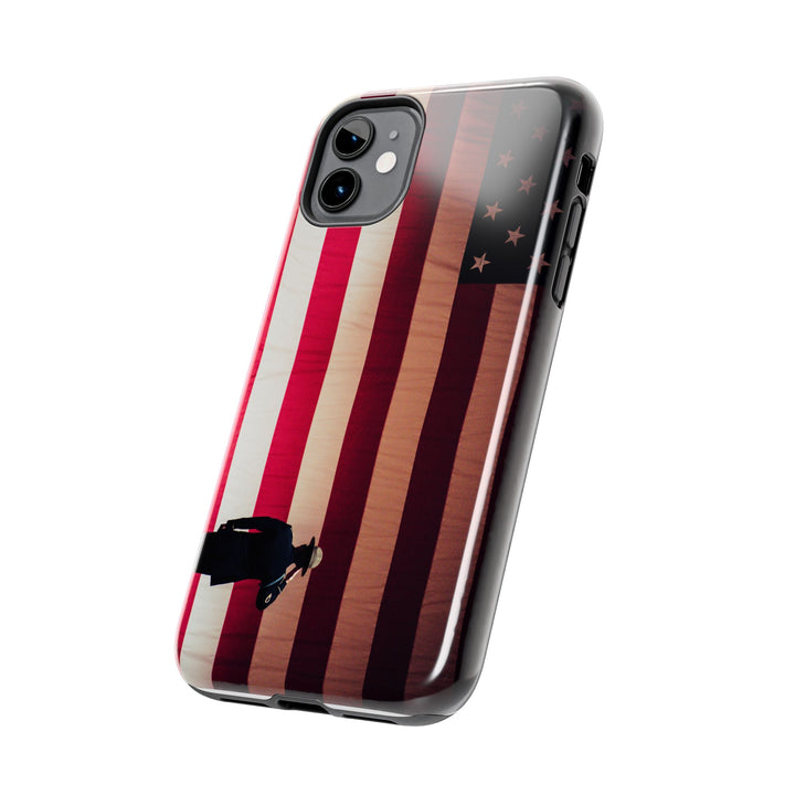 Patriotic Tough Phone Case - American Flag Design