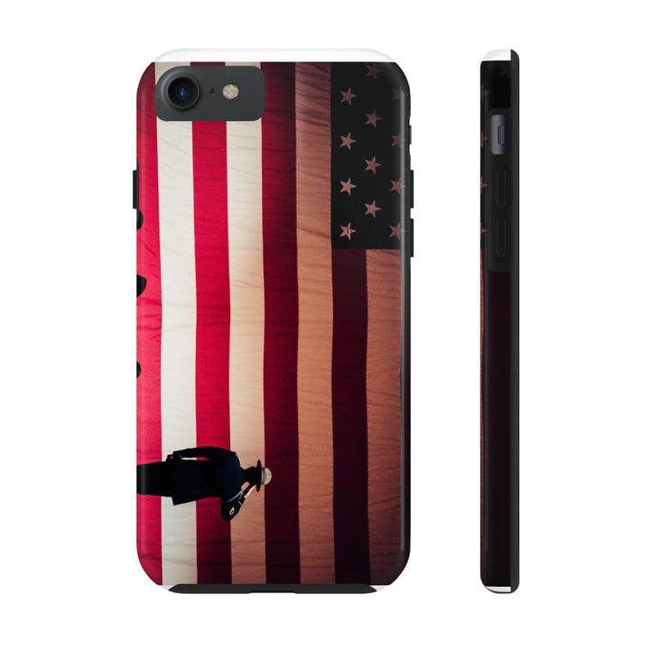 Patriotic Tough Phone Case - American Flag Design