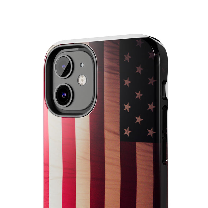 Patriotic Tough Phone Case - American Flag Design