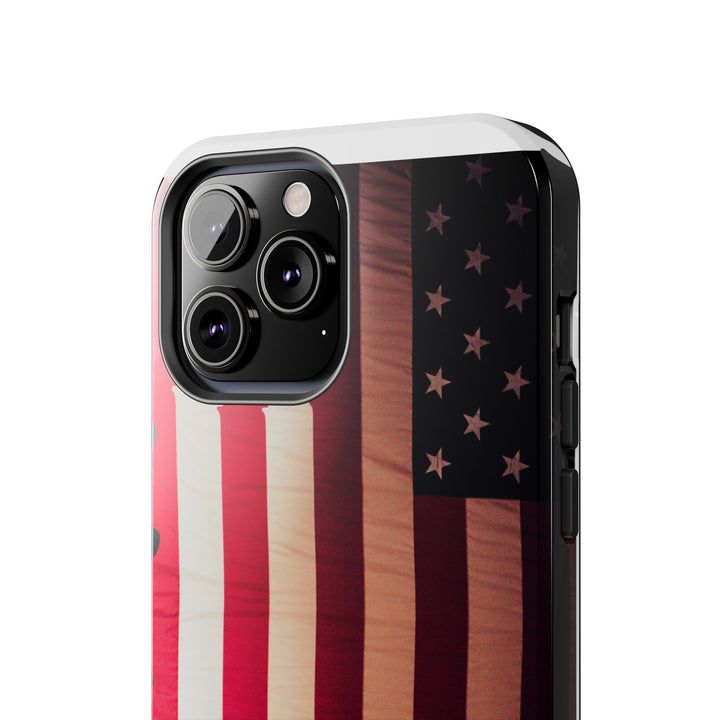 Patriotic Tough Phone Case - American Flag Design