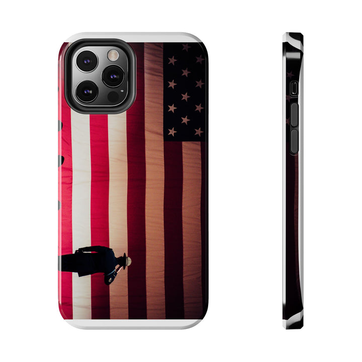 Patriotic Tough Phone Case - American Flag Design