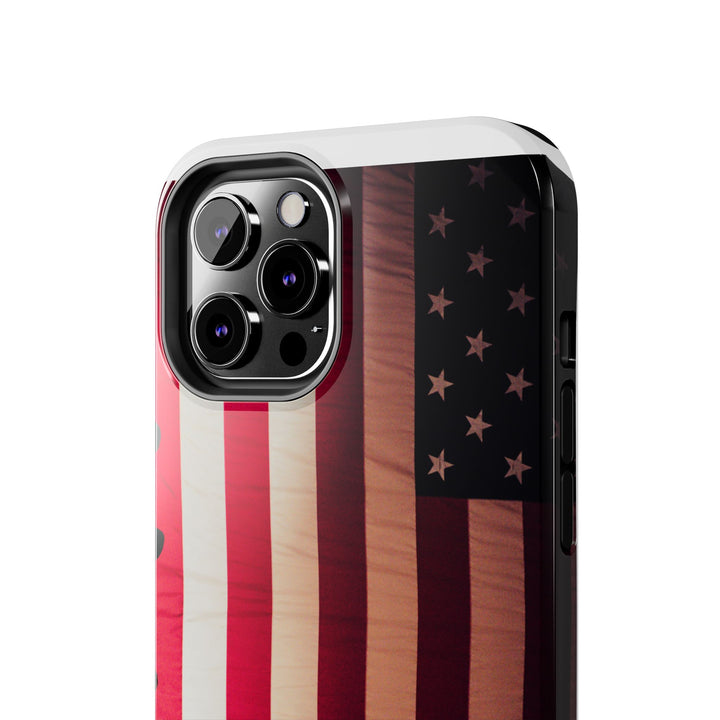 Patriotic Tough Phone Case - American Flag Design