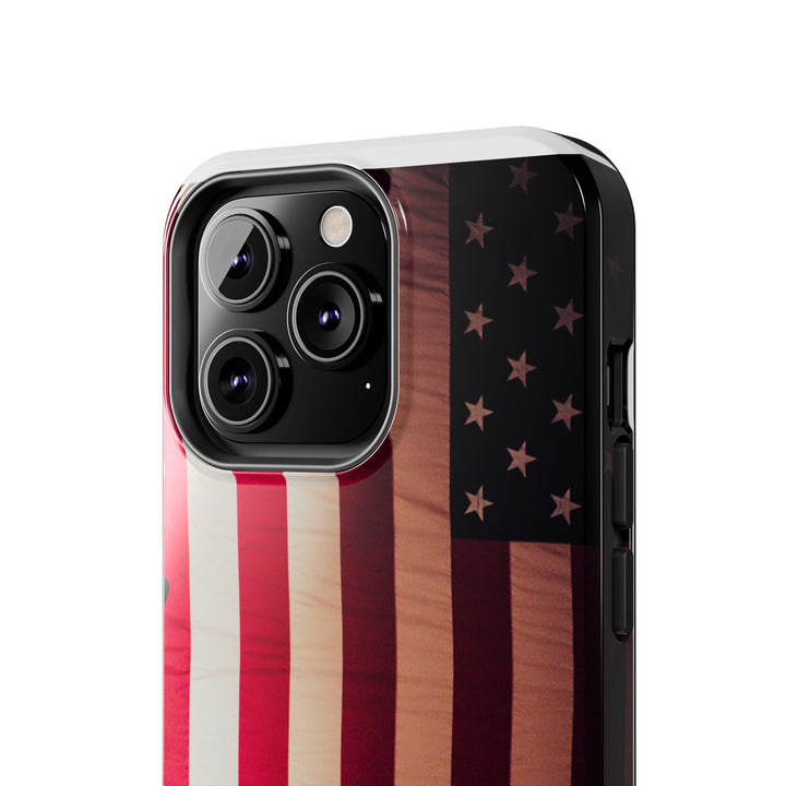 Patriotic Tough Phone Case - American Flag Design