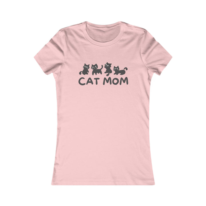 Cat Mom Women's Favorite Tee - Cute T-Shirt for Cat Lovers