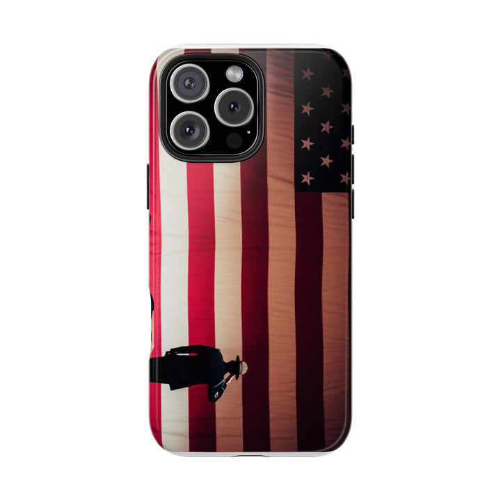 Patriotic Tough Phone Case - American Flag Design