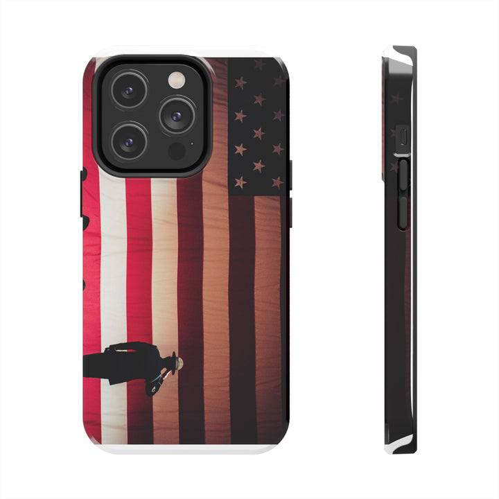 Patriotic Tough Phone Case - American Flag Design