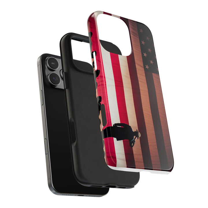 Patriotic Tough Phone Case - American Flag Design