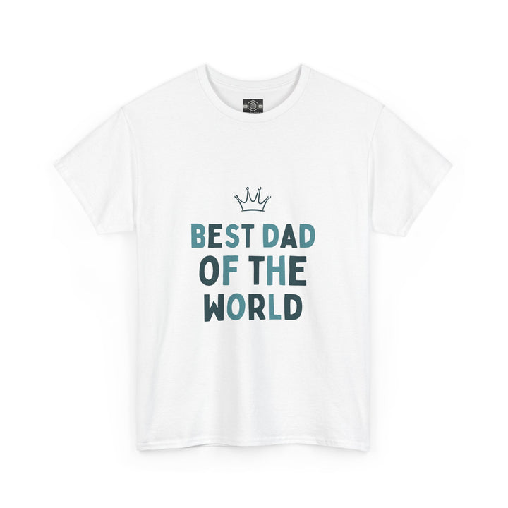 Best Dad of the World Unisex Heavy Cotton Tee - Perfect Father's Day Gift