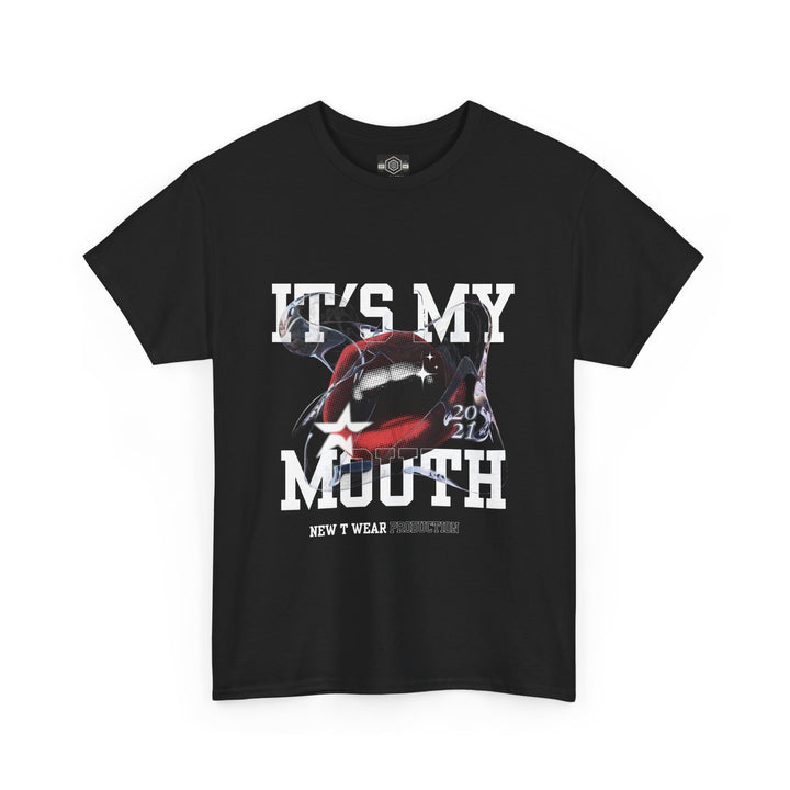 Trendy Graphic Tee - "It's My Mouth" Statement Shirt for Everyday Wear