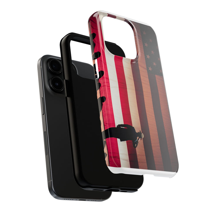 Patriotic Tough Phone Case - American Flag Design