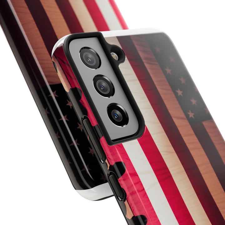 Patriotic Tough Phone Case - American Flag Design