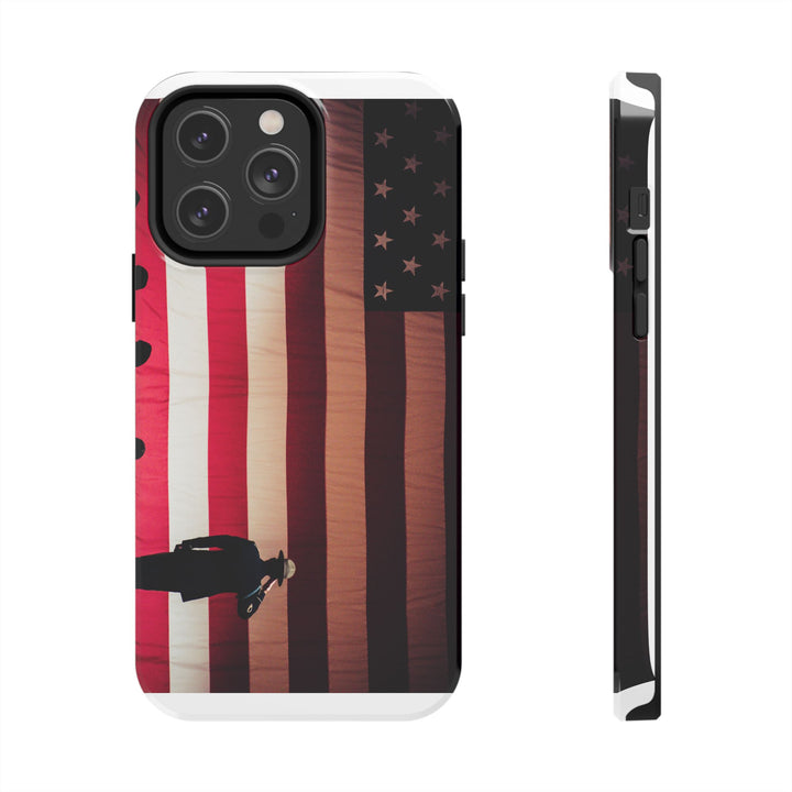 Patriotic Tough Phone Case - American Flag Design