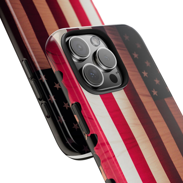 Patriotic Tough Phone Case - American Flag Design