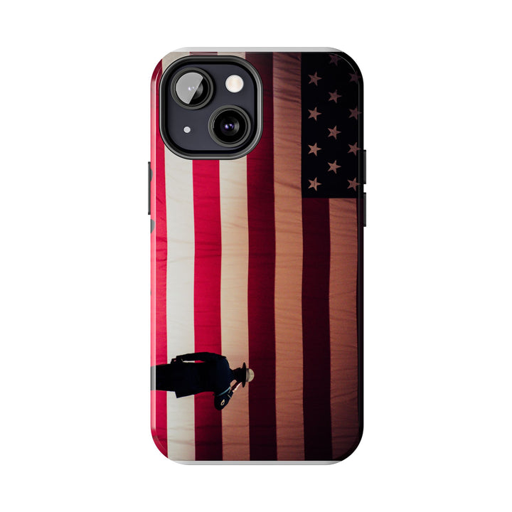 Patriotic Tough Phone Case - American Flag Design