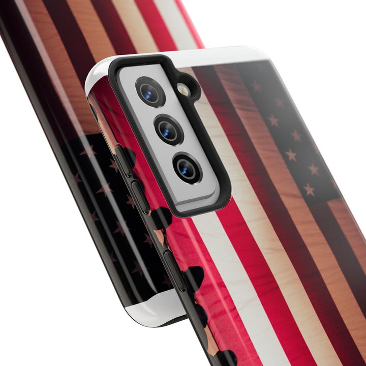 Patriotic Tough Phone Case - American Flag Design